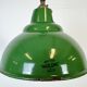 Industrial Green Enamel Factory Pendant Lamp from Maxlume, 1960s