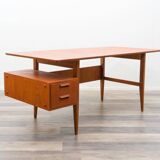 Filigree Danish-style desk, 1960s, in teak