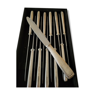 Couteaux métal argenté Ercuis