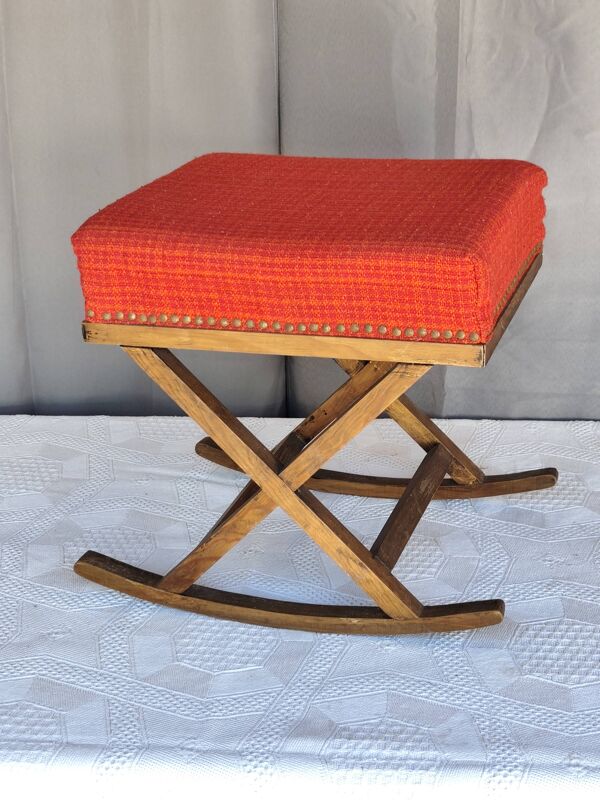 Repose pieds basculant vintage