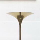 Vintage German floor lamp in Hollywood Regency style made of brass by Doria Leuchten, 1970s.