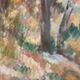 Large Original Swedish Oil on Canvas - “Forest” by Katharina Fontain - Signed - Vintage & Framed - 60 × 80 cm (23.6" × 31.5")