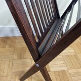 Folding teak magazine holder by Cees Braakman