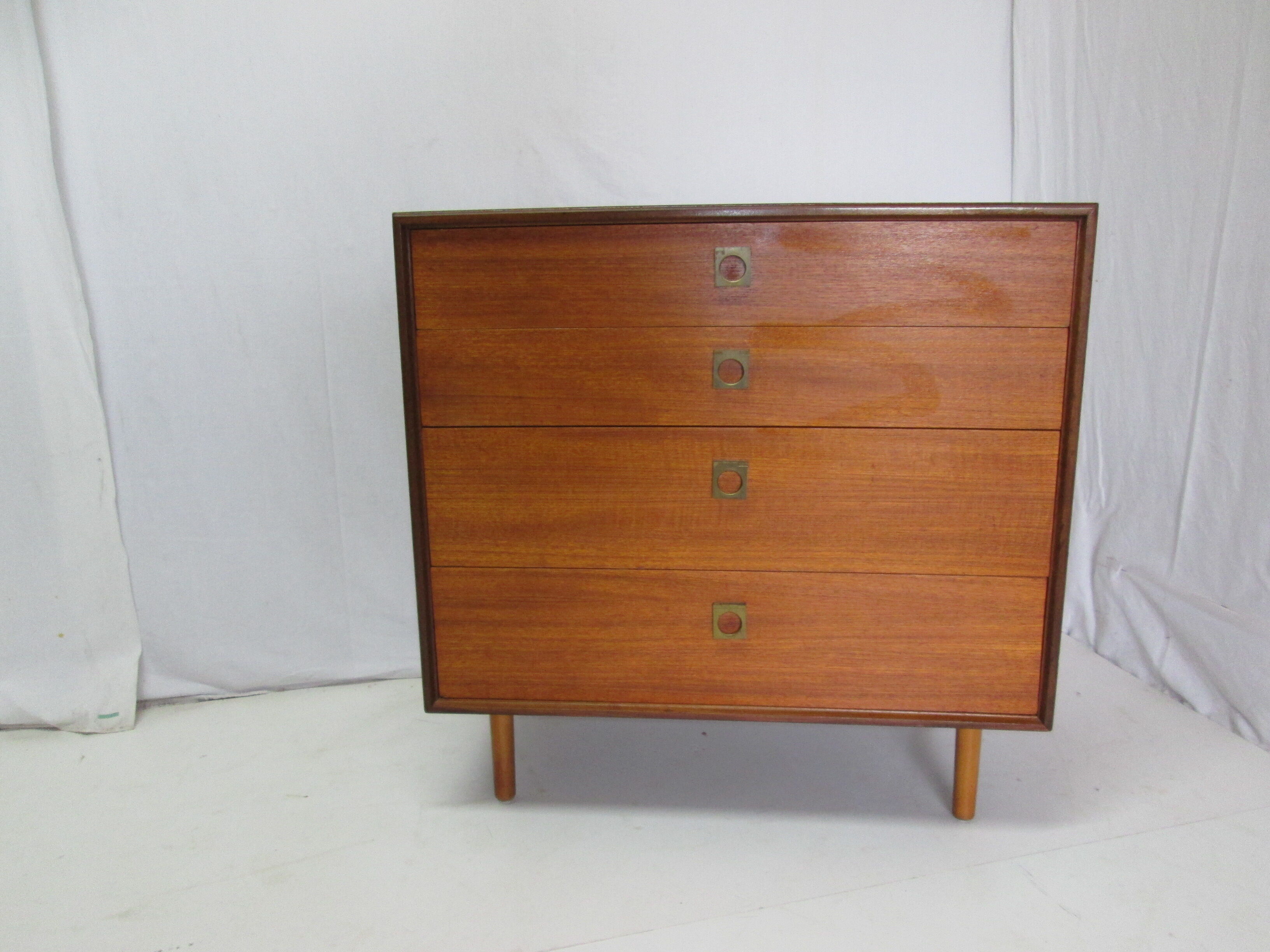 Vintage teak chest of drawers