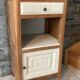 Art Deco bedside, grey marble