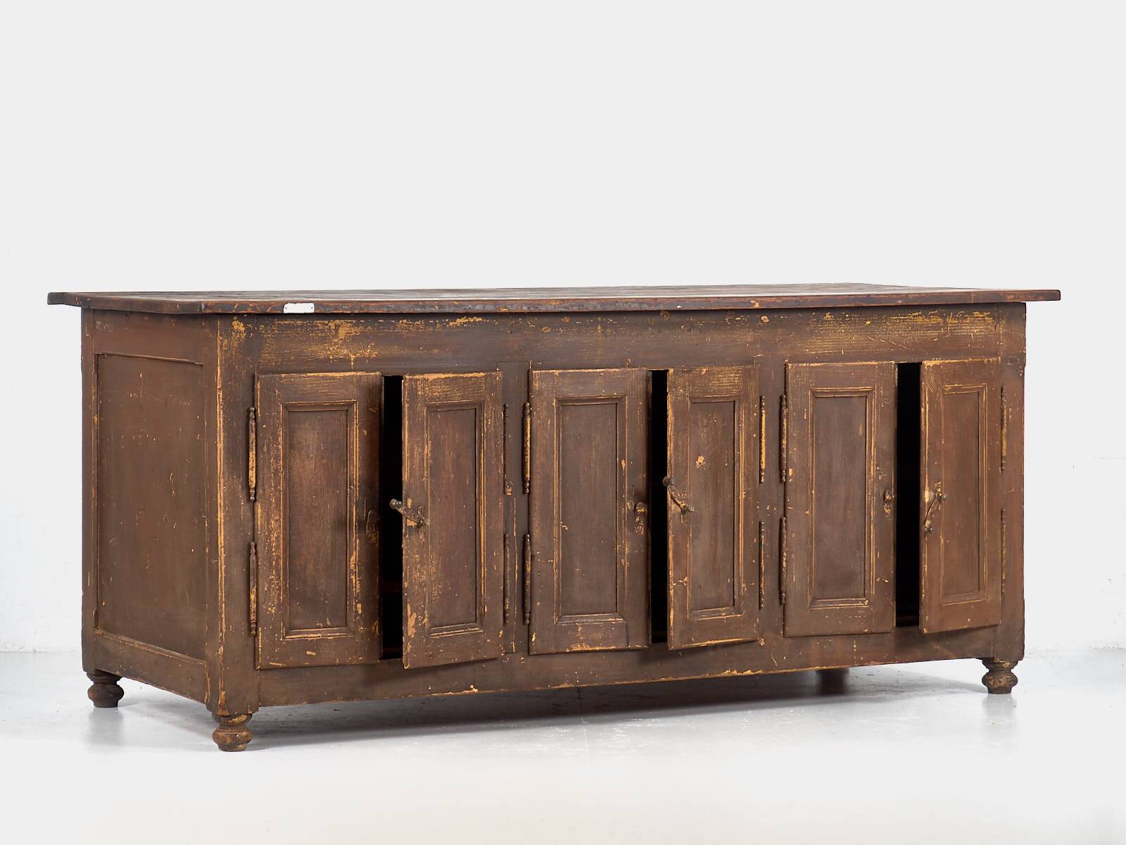 Buffet, îlot ancien en bois, vers 1850