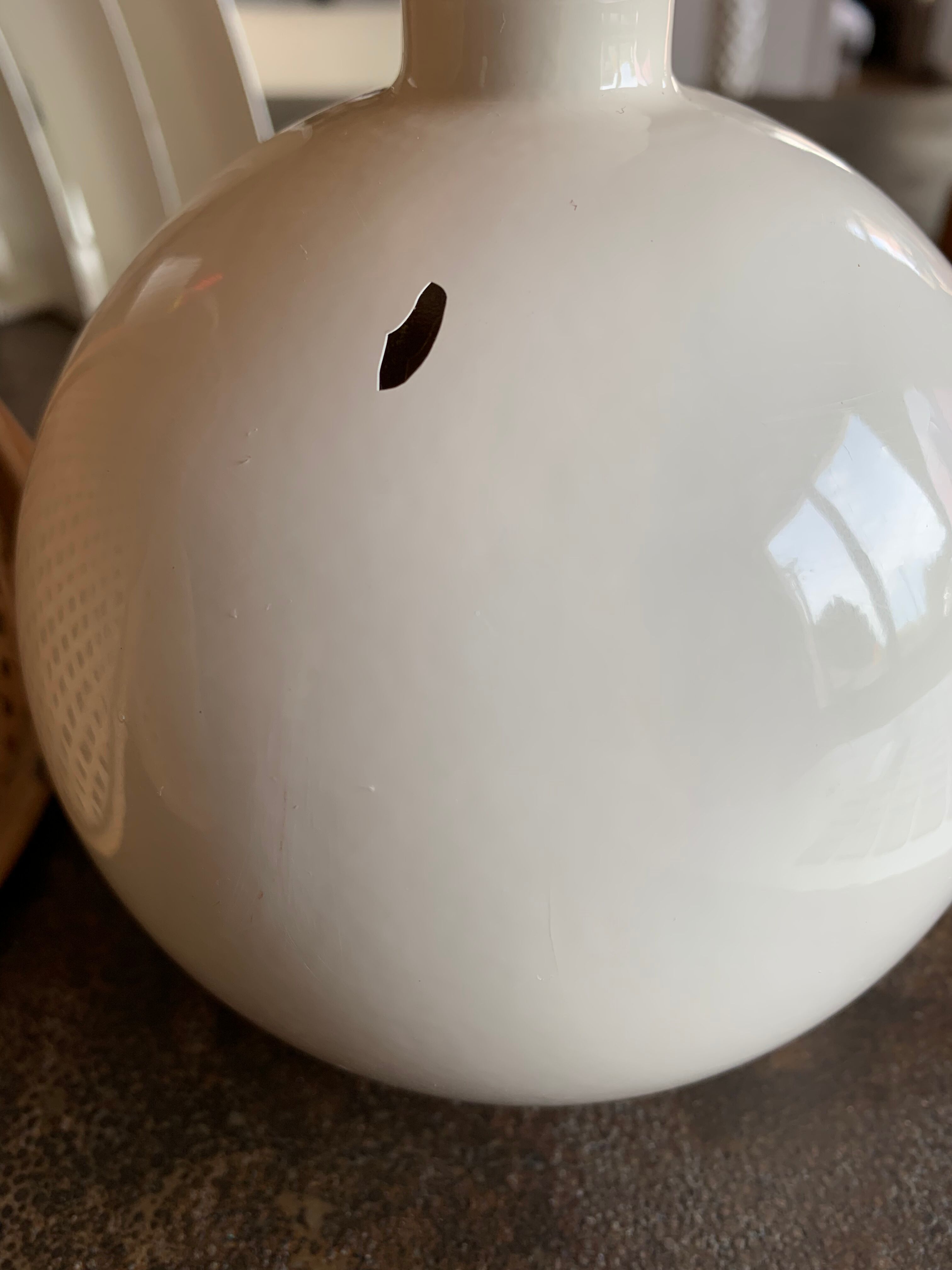 Vintage ball lamp by Deschuytener