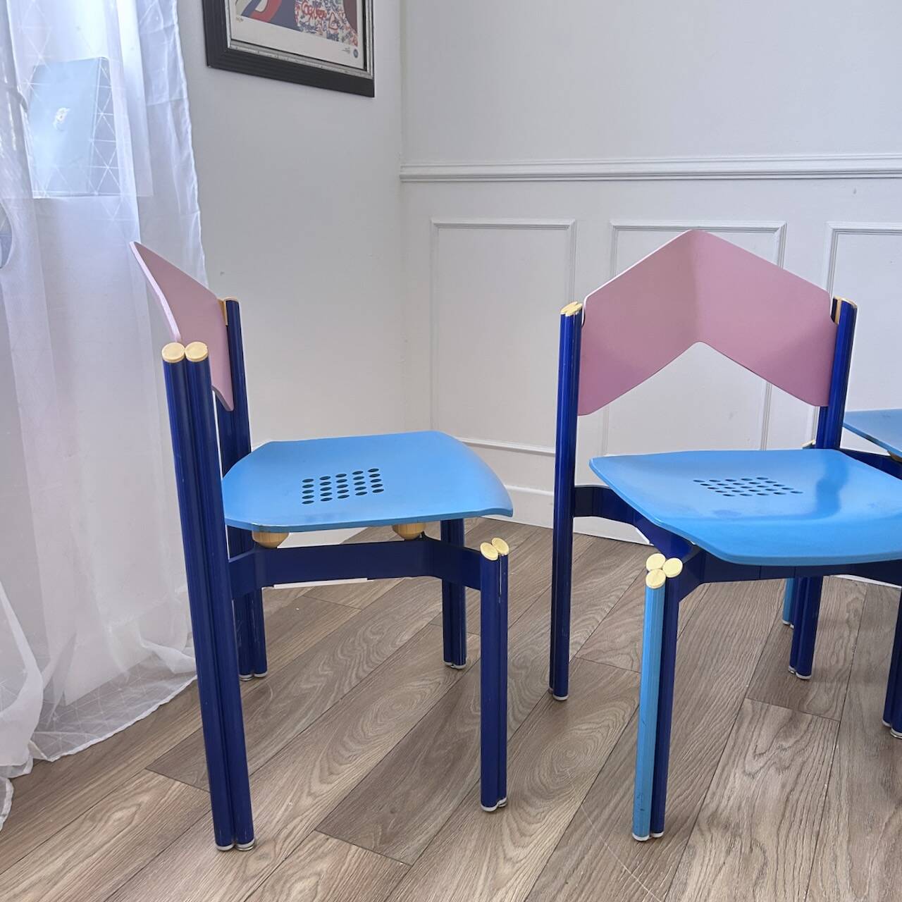 Set of 4 chairs from the 80s