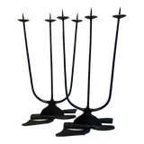 Metal candlesticks
