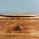 Round tray display for cake or cheese stoneware trivet