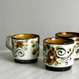 4 ceramic espresso cups