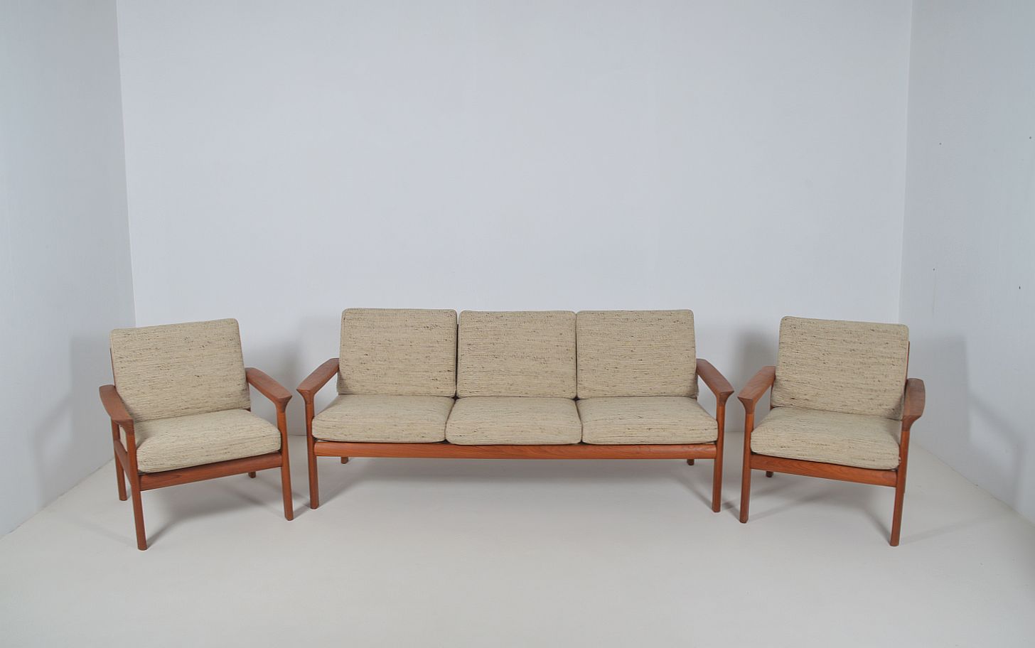 Danish 'Borneo' seats designed by Sven Ellekaer for Komfort, 1960s