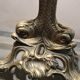 Art deco lamp 1920 to 30 metal patina gold 28x15
