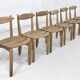 6 chairs Thierry 1960s by Guillerme and Chambron Your House
