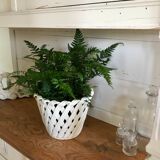 Braided ceramic pot cover