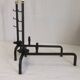 Bronze cast iron firewood fireplace accessory andier spit grill