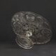 Clear Art Deco Cake Stand Pressed Glass Vintage Cake Stand SIV Deposé