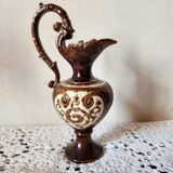 Austrian Bodenbach Gerbing & Stephan 1800s Pitcher Grecian Style Detail