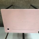 Old school desk restored pink