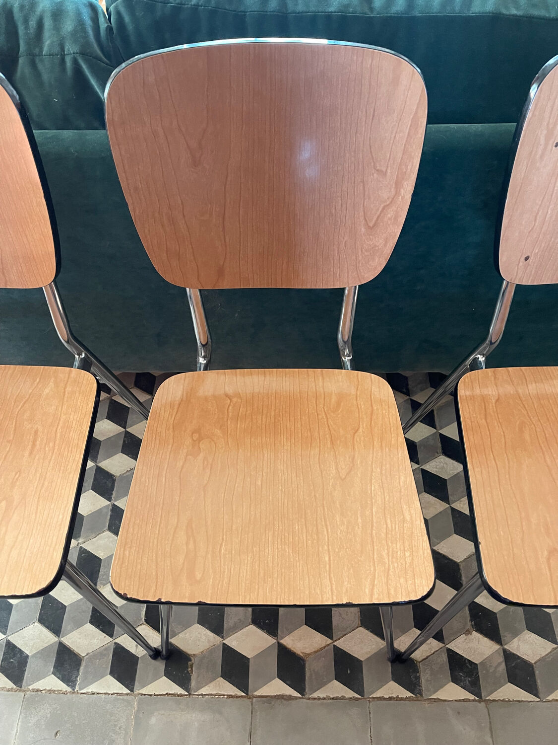 4 Formica chairs from the 1960s