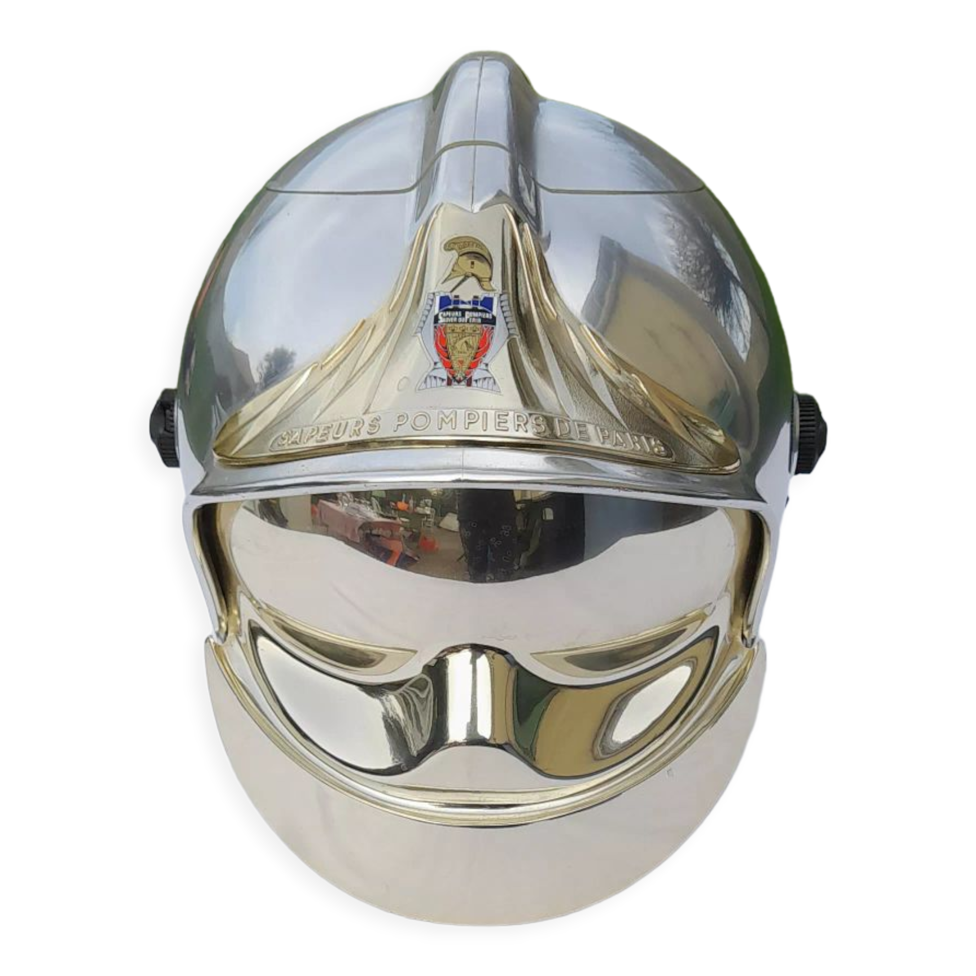 Ice bucket ice Helmet Firefighters Sapper Paris Gallet