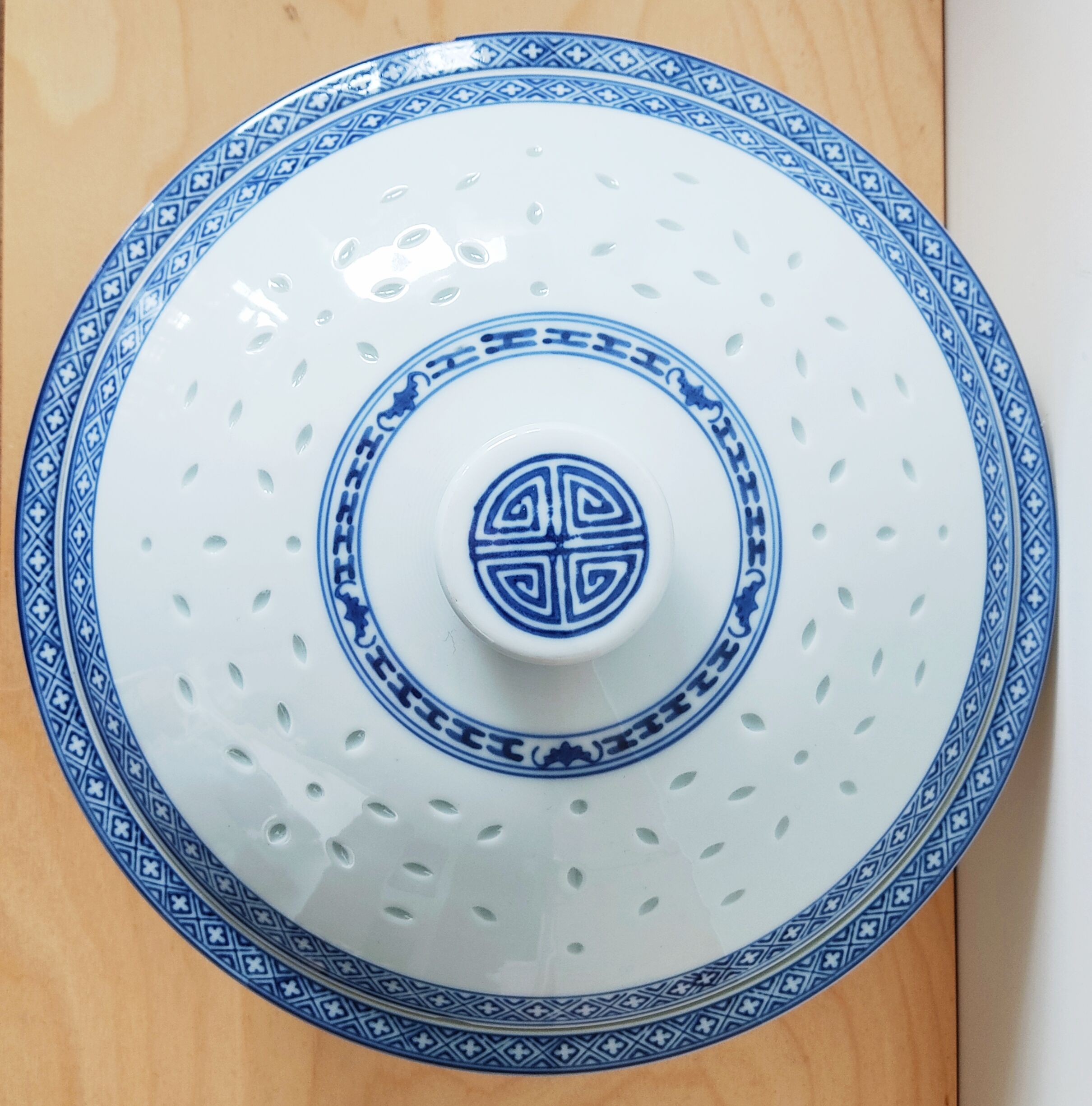 Soupière décor grains de riz Chine