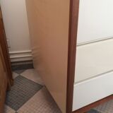 Chest of drawer with compass feet