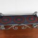 Wrought iron and ceramic shelf – Germany, 1970s