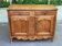 Louis XV buffet in light solid walnut from the 19th century.