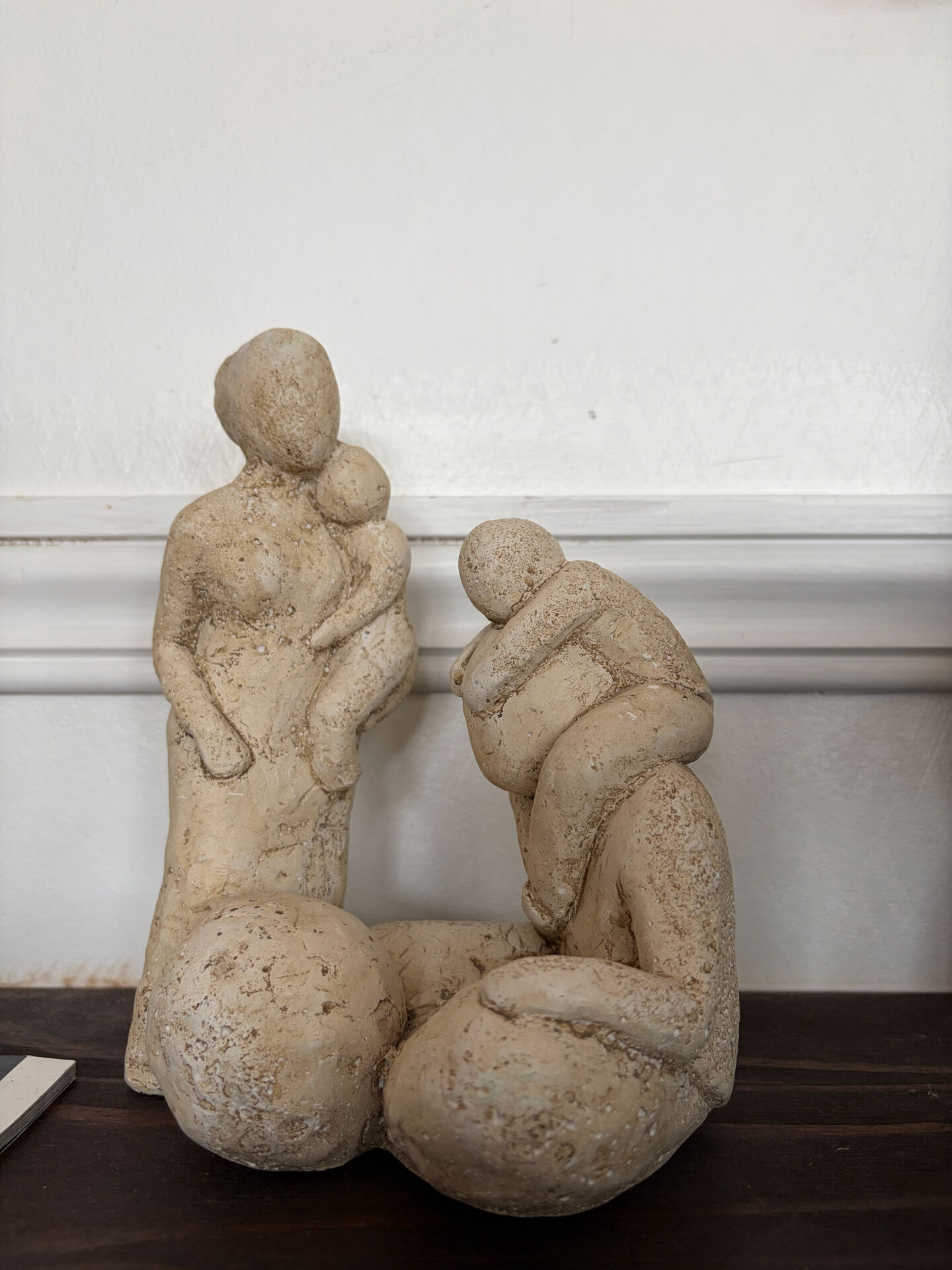 Wabi-sabi terracotta sculpture