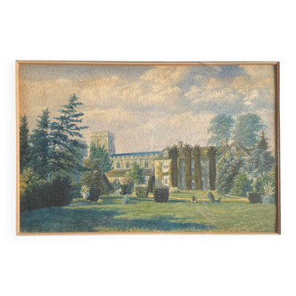 Watercolor Painting "The castle park" ec. English ? + supervision