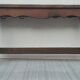Rayonnage étagère porte casseroles rangement cuisine vintage en sapin rustique