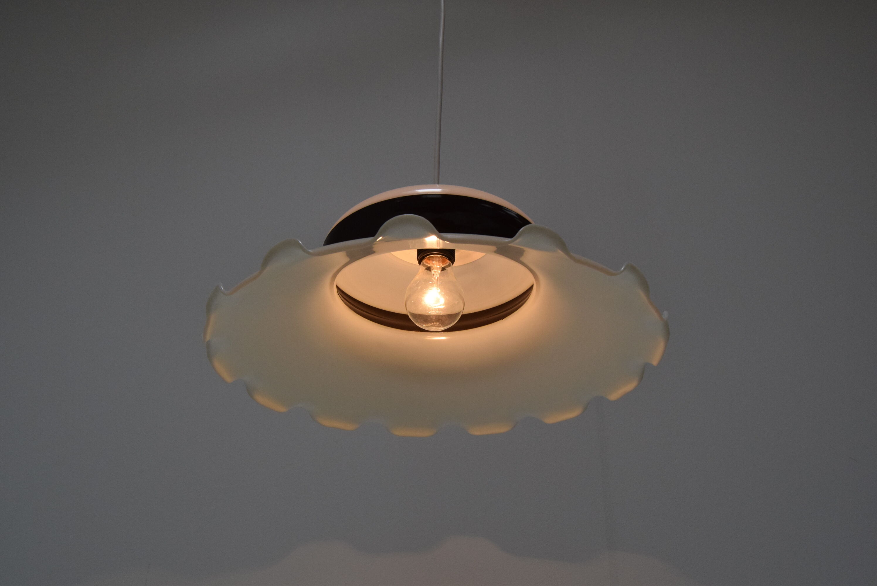 Vintage plastic pendant Czechoslovakia 1970s