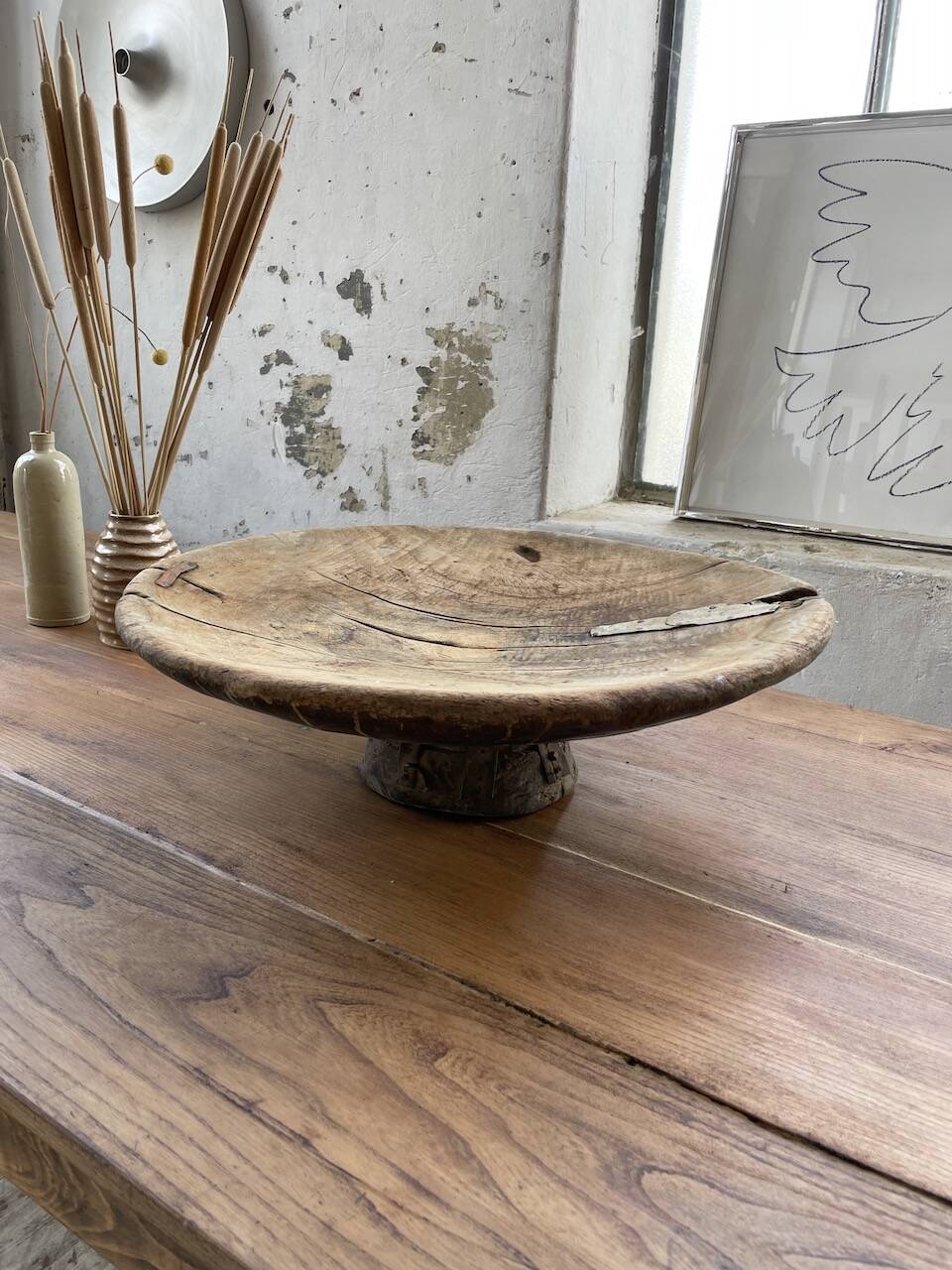 XL wooden Tuareg dish