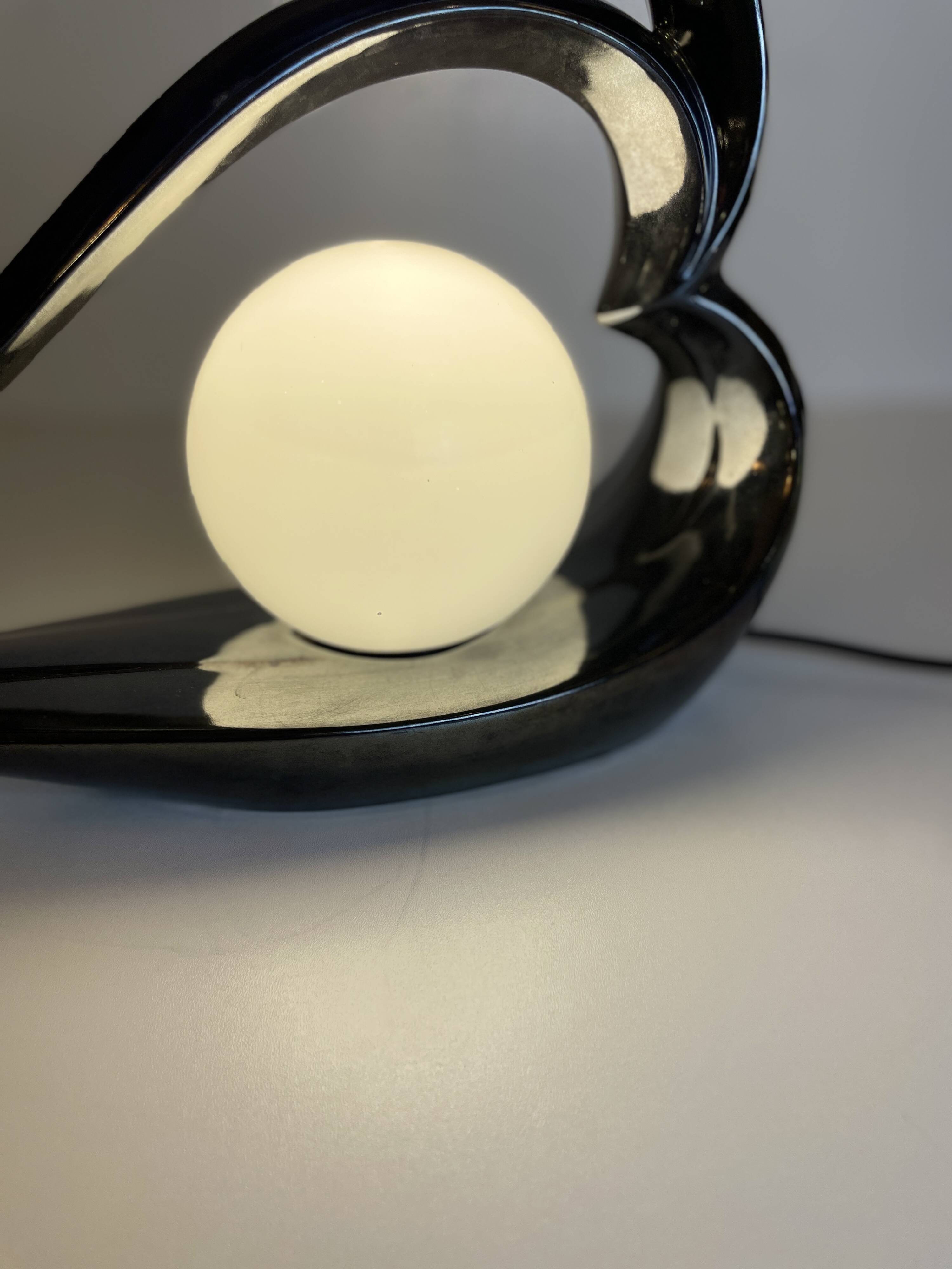 Ceramic Table Lamp in the style of Harris Lamps from 1970'