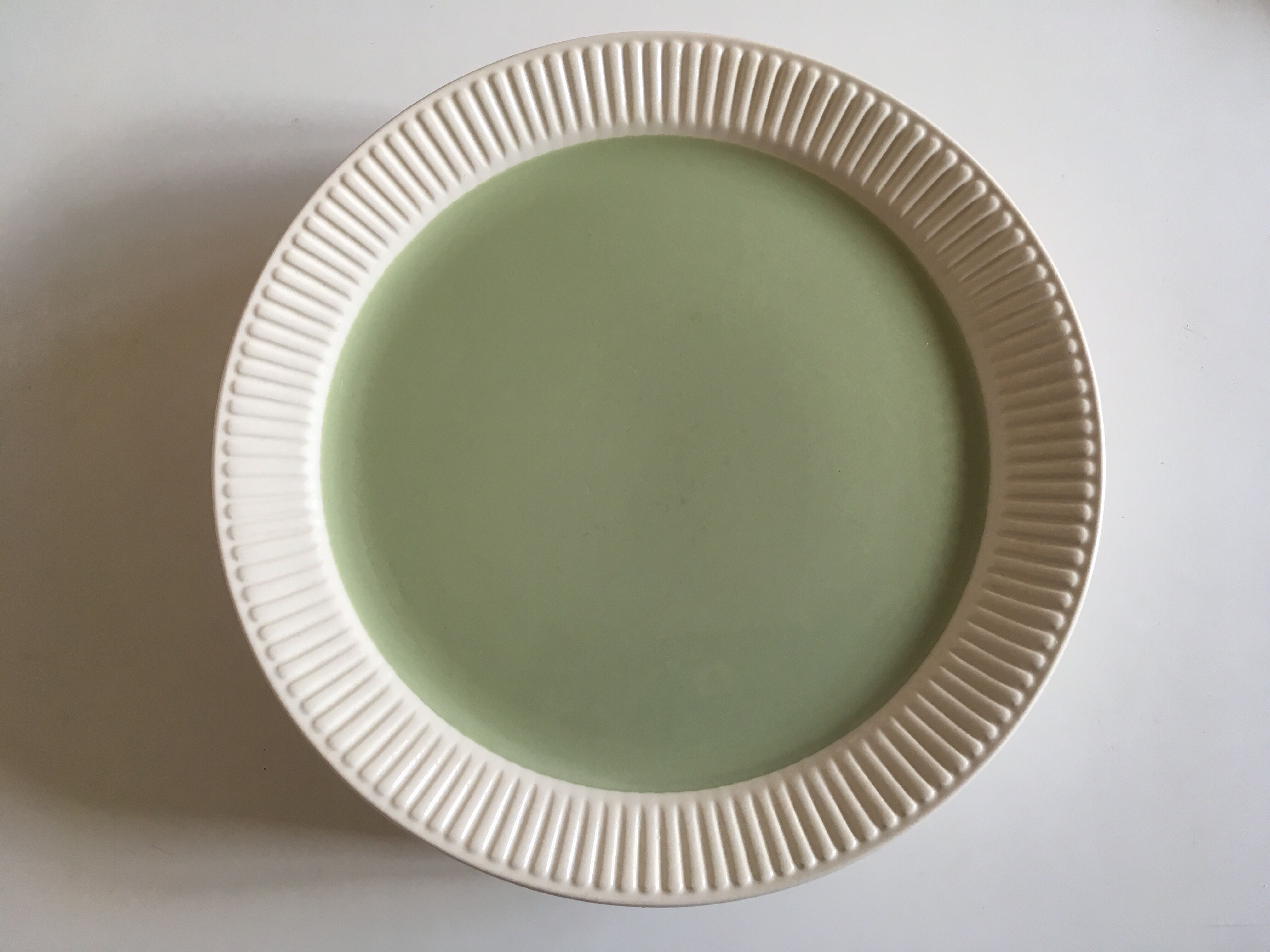 set of 8 plates in faience Capri de Villeroy and Boch 1950