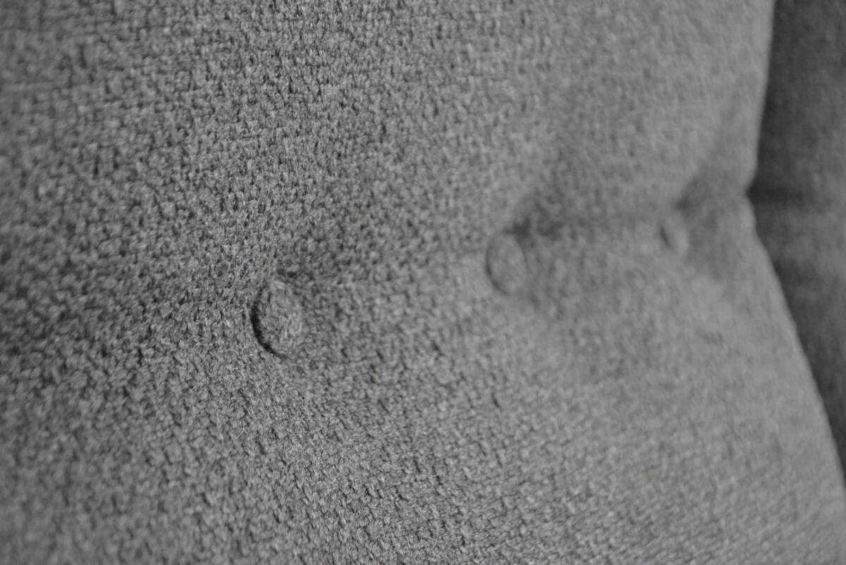 Anthracite grey banquette from the 1970s