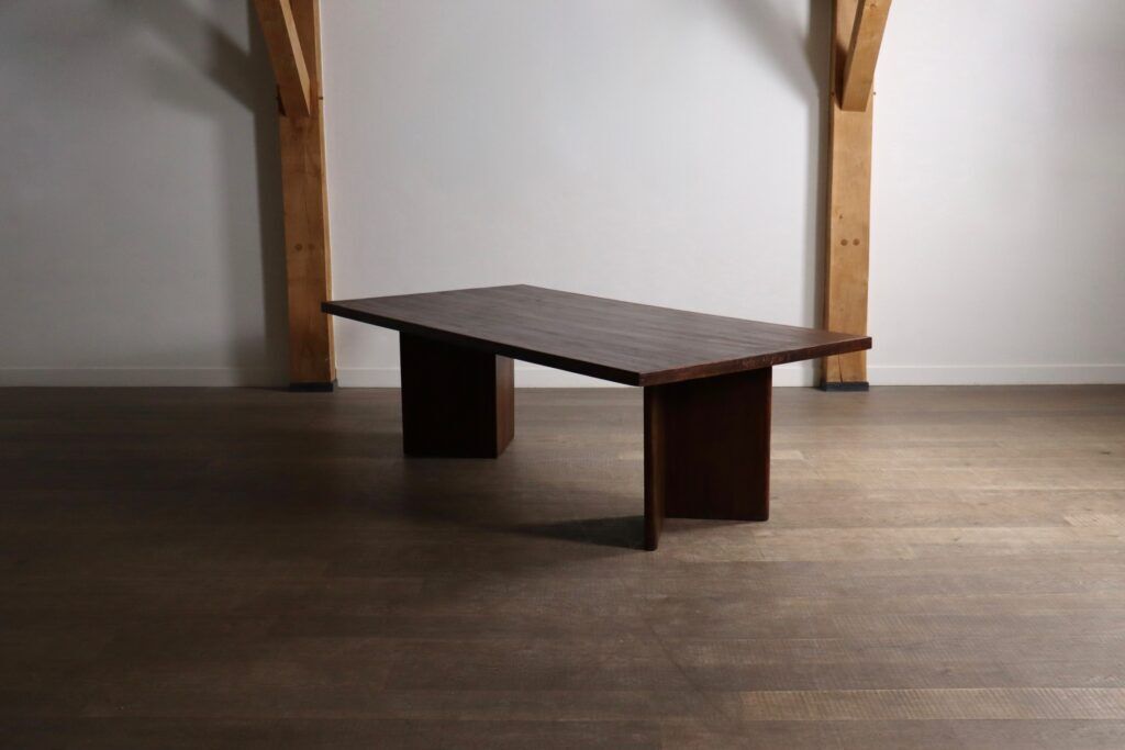Pierre Jeanneret large library table PJ-TAT-08-A, Chandigarh, 1955-1956