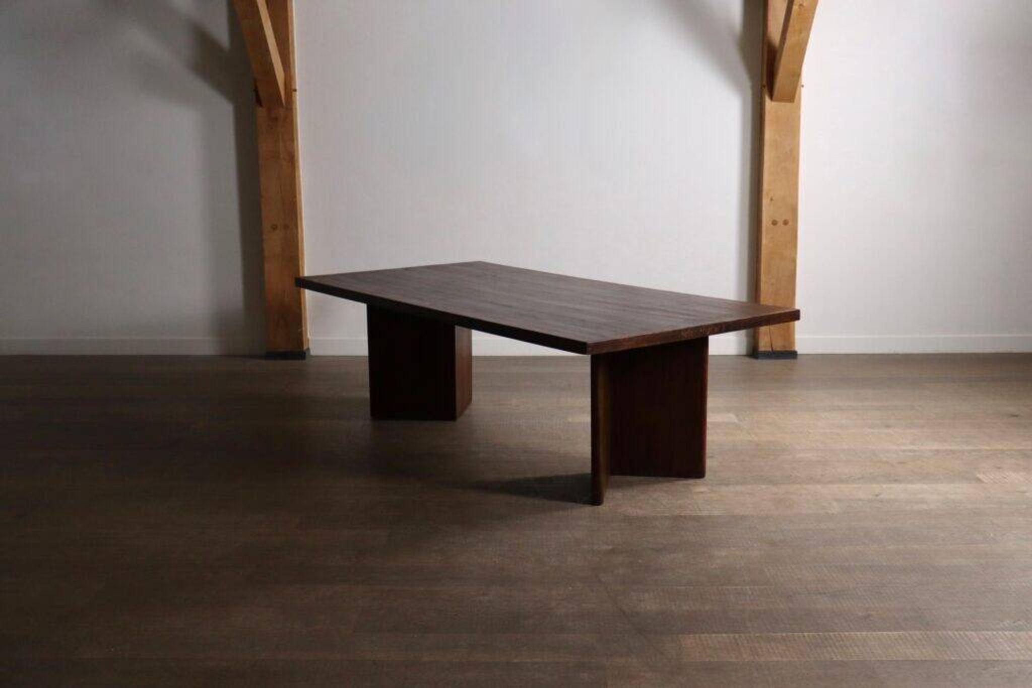 Pierre Jeanneret large library table PJ-TAT-08-A, Chandigarh, 1955-1956