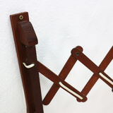 Wall lamp with extendible teak arm 1960