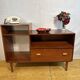 Mid Century Retro Teak Telephone Seat / Media Cabinet (Circa 1960)  A super