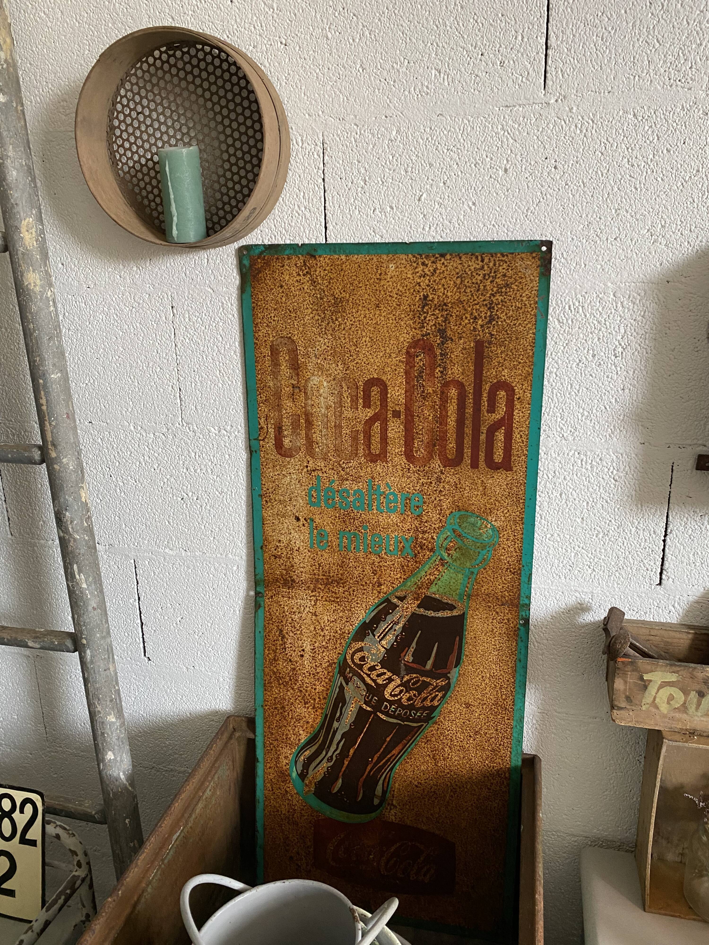 Coca-Cola advertising plaque