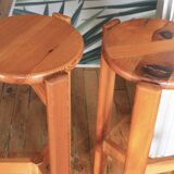 Wooden bar stools