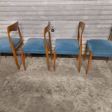 Vintage Scandinavian teak chairs 1960