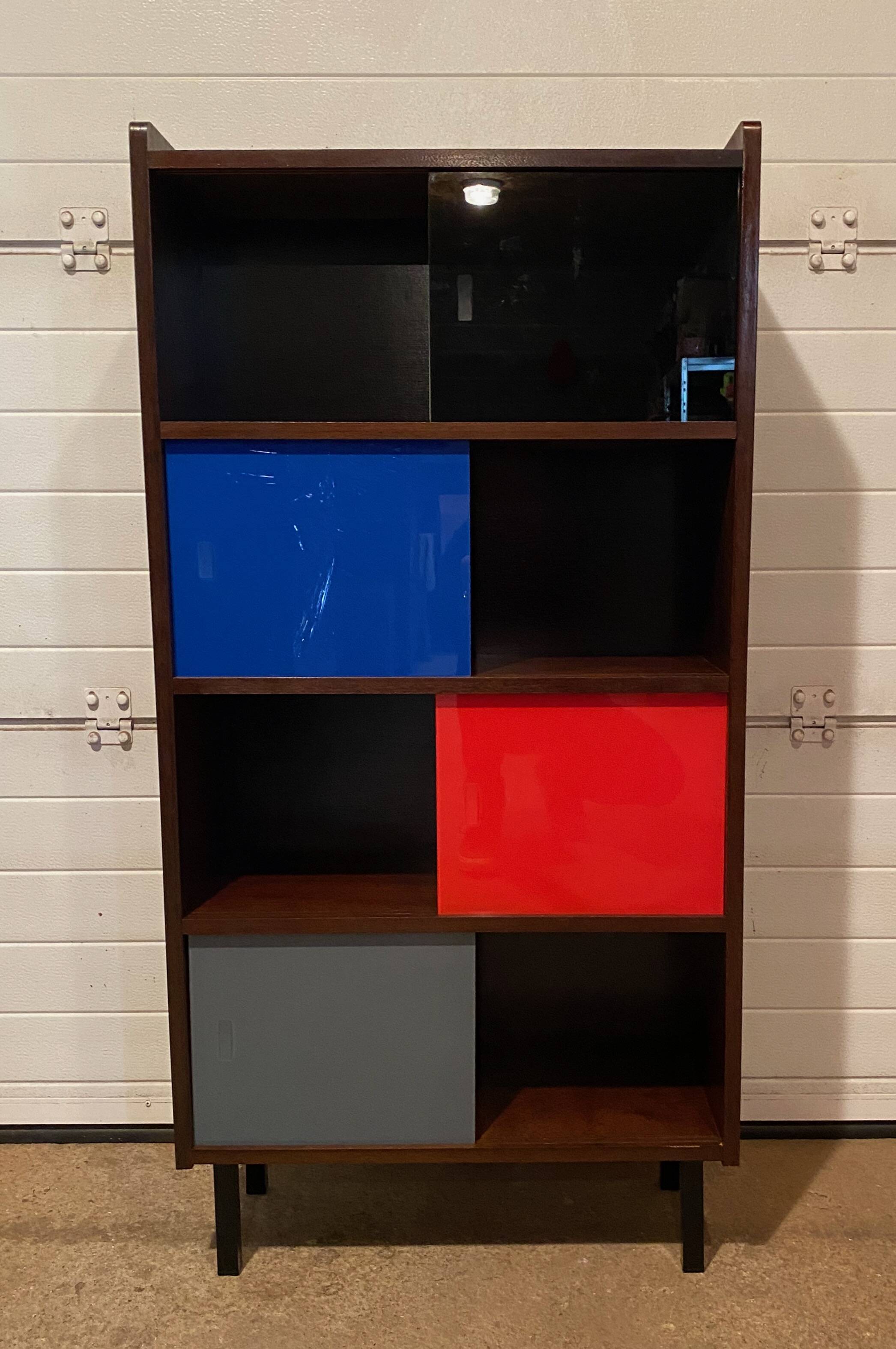 Bibliothèque/vitrine vintage