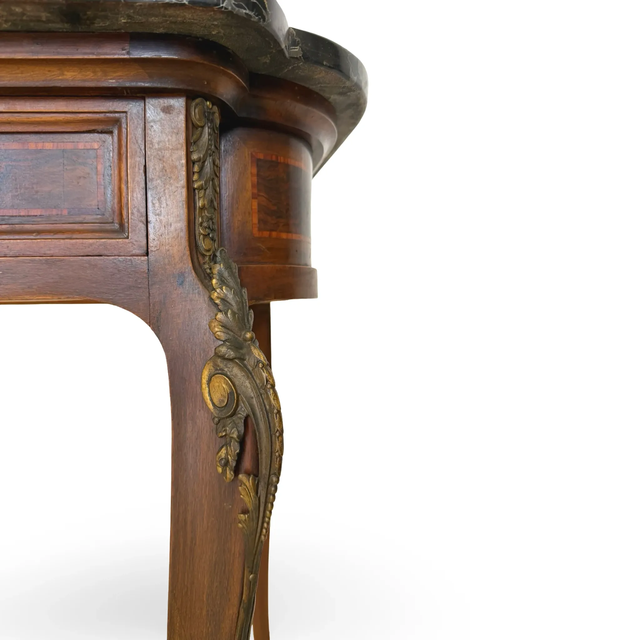 Table console avec plateau en marbre – 19e siècle