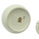 AFG Sugar Bowl Ewa, modernism, ivory white porcelain, Poland, 1970s