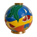 Vase ball enamels of Longwy