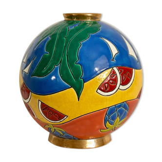 Vase ball enamels of Longwy