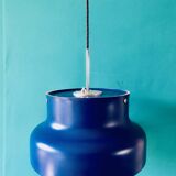 Blue pendant light by Anders Pehrson. Sweden 1970